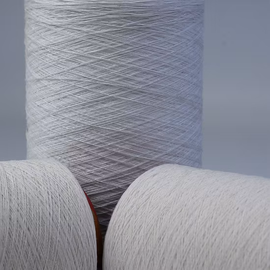 Reciclado/regenerado de alta qualidade Ne30/1 Tc Fios de poliéster e algodão para tricô