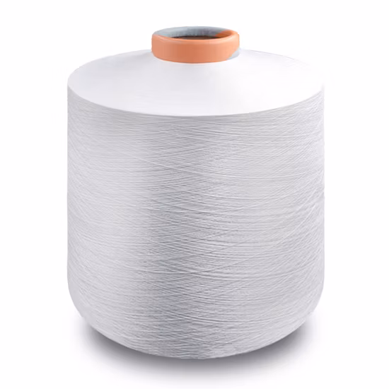 Fio de poliéster 100% fiado Virgin Bright 50/3 branco
